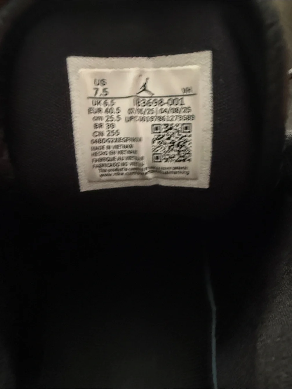 Jordan Black and White Low-Top Basketball Sneakers